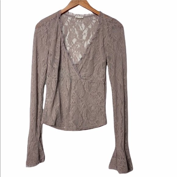 Free People Tops - Free People Scandalous Pink Lace Top